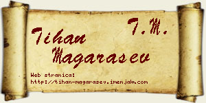 Tihan Magarašev vizit kartica